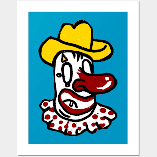 Yee-Haw Clown Posters and Art